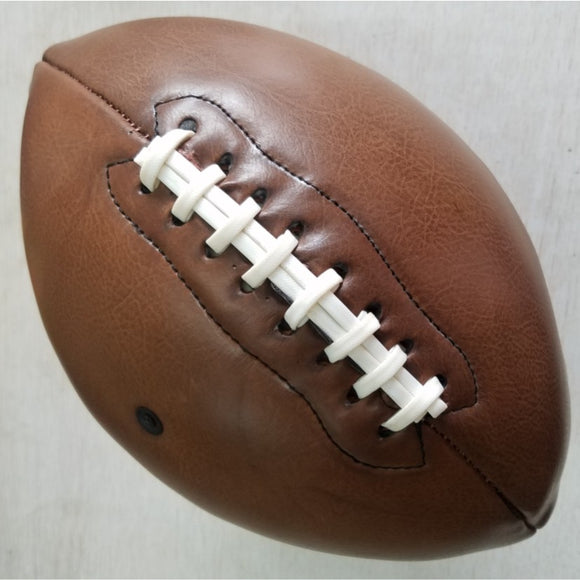 Free shipping Outdoor Sport Rugby Ball American Football Ball Vintage PU Size 9 For College Teenagers Training /decoration