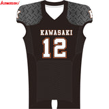 Kawasaki Brand Custom American Football  Jersey Men Women Kids Shirt Plus Size XS-5XL Breathable Sports Football  shorts 002