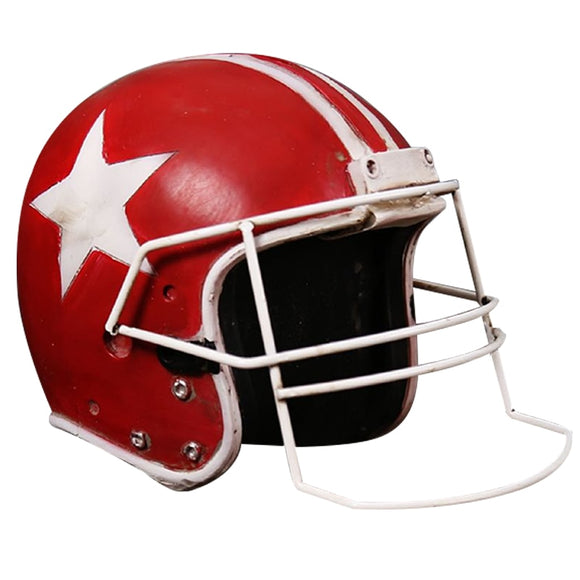 Creative American Football Helmet Statue Resin Craft Home Decoration Desk Decor Tabletop Figurine Ornament Birthday Gifts