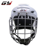 2019 Free shipping hot sales ice hockey helmet with A3 steel mask field hockey helmet hockey cage combo For sale GY-PH9000-C2